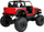 Makinë lodër me telekomandë Leantoys RC Rock Crawler, off road, 2.4GHz, e kuqe