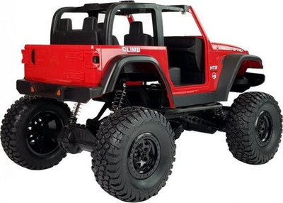 Makinë lodër me telekomandë Leantoys RC Rock Crawler, off road, 2.4GHz, e kuqe
