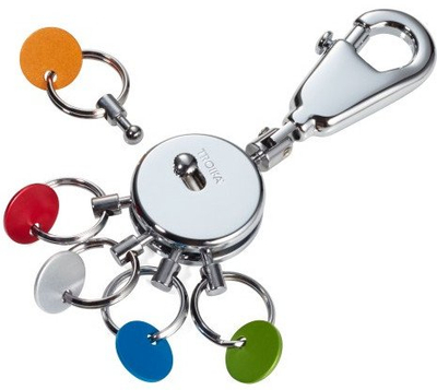 Varëse çelsash Troika KYR61/MC, 10 cm, argjend mat