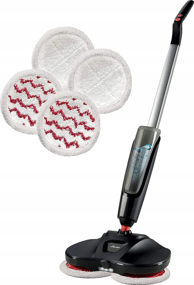 Mop elektrik Vileda Looper, me spërkatje, pa kabllo, i zi