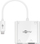 Adapter USB-C Goobay Multiport, HDMI VGA Audio, PD 100W, i bardhë