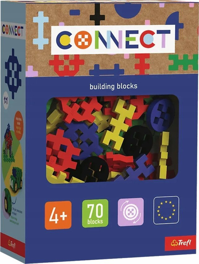 Set lodrash ndërtuese Connect Basic 70 Boy, 70 pjesë, për fëmijë 4+