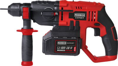 Çekiç elektrik Modeco MN-91-142, 18V, SDS-Plus, i kuq