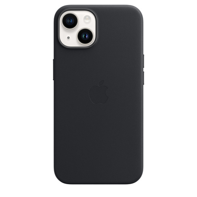 Apple iPhone 14 Leather Case me MagSafe, Midnight