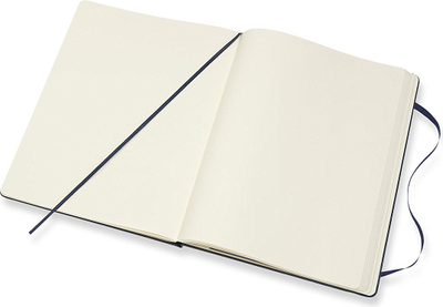 Fletore Moleskine Classic XL, 19x25 cm, kapak i fortë, faqe të bardha