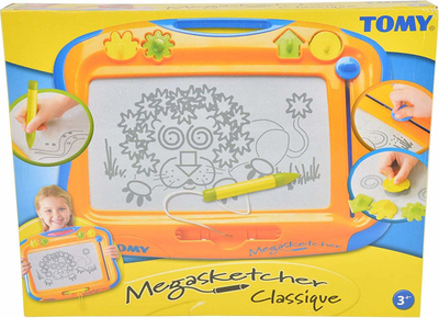 Dërrasë vizatimi Tomy Megasketcher Classic, magnetike, me stilolaps dhe vula, shumëngjyrëshe