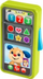 Lodër telefon i zgjuar Fisher Price 2 në 1 Learn and Laugh, interaktive, me drita dhe zëra, shumëngjyrëshe