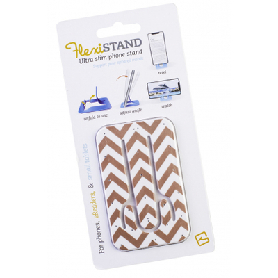 Flexistand Rose Gold Chevron - Thinking Gifts
