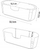 Kuti organizuese kabllosh Orion 569618, 32 x 12 x 11.5 cm, plastike, e bardhë