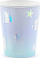 Gotat letre Narwhal, 220ml, set 6 copë, shumëngjyrëshe