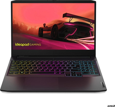 Laptop Lenovo IdeaPad Gaming 3, AMD Ryzen 5600H, 16GB RAM, RTX 3050 4GB, 512GB SSD, Windows 10, i zi