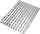 Fletë skare inoksi Bbq Sheet, set me 2 copë, çelik inox, ngjyrë argjendi