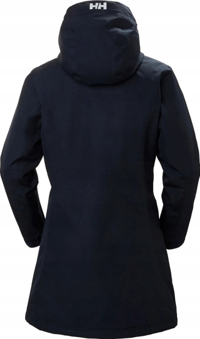 Xhaketë dimri Helly Hansen Long Belfast për goca, e gjatë, që s’e kap uji, blu navy