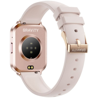 Orë e zgjuar GRAVITY GT44-3, 1.75", Bluetooth 5.0, rozë