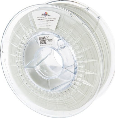 Филамент 3D Spectrum PA6 Low Warp GF30, 1.75mm, 1000g, природен