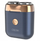 Aparat rroje mini OSOM Dual Blade Rotary Shaver, 2 koka rrotulluese, me bateri, blu metalik