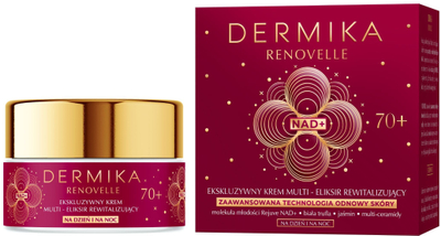 Krem ditë nate Dermika Renovelle Multi-Elixir, rigjenerues, për lëkurë 70+