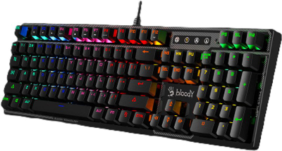 Tastierë gaming Bloody B750N, mekanike, RGB, me kabllo, e zezë