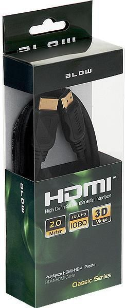 Kabllo HDMI Blow 2.0, 2 metra, 4K, e zezë