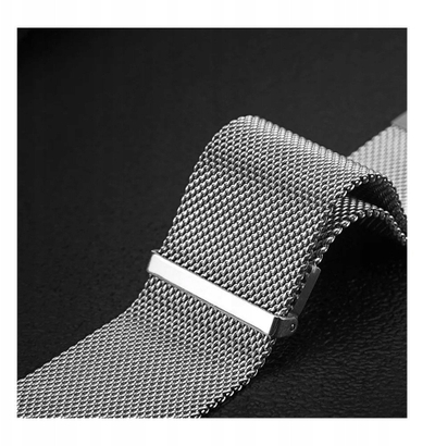 Rrip çeliku për smartwatch Dux Ducis Milanese Magnetic, 47mm, argjend