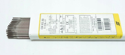 Elektrodë saldimi inoksi ESAB OK 63.30 316L, 4.0mm, rezistente ndaj acidit, gri