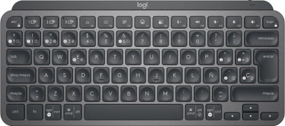 Tastierë Logitech MX Keys Mini Business, wireless, me ndriçim, gri grafit