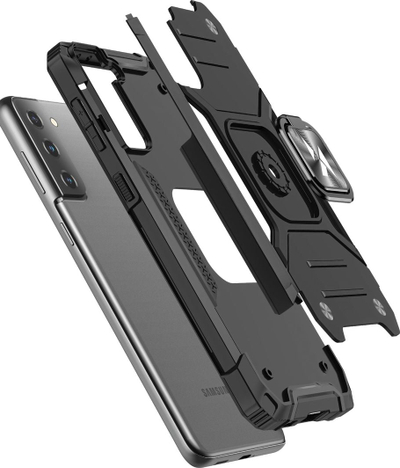 Mbrojtëse telefoni Wozinsky Ring Armor për Samsung Galaxy S22 Plus, magnetike, blu