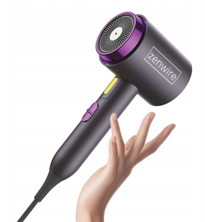 Tharëse flokësh Zenwire ShineCore M1, 1500W, jonizim, gri me vjollcë