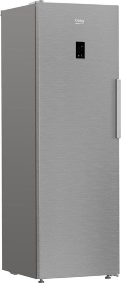 Ngrirës vertikal Beko B3RMFNE314XB, 275L, 185 x 60 cm, ngjyrë çeliku