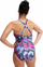 Kostum banje Recycled Pool Swimsuit, një copë, me lule shumëngjyrëshe