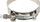 Kapëse T-Clamp TurboWorks 31-36mm, çelik inox, gjerësi 19mm