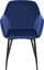Set karrigesh për ngrënie WELLSTON Velvet, 2 copë, metal, blu e errët