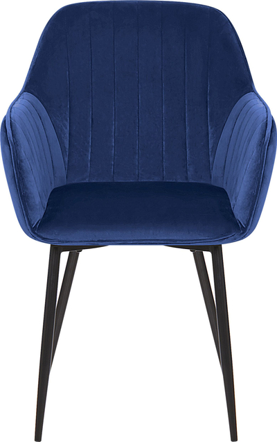 Set karrigesh për ngrënie WELLSTON Velvet, 2 copë, metal, blu e errët