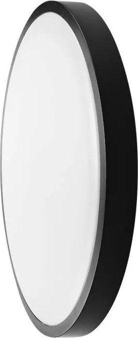 Plafon LED V-TAC Round, 18W, 4000K, me sensor lëvizje, i zi