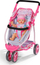 Karrocë lodër për kukulla Baby Born Pram, me kapuç, shportë poshtë, rozë