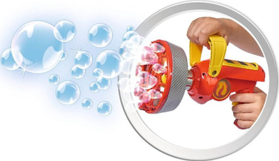 Lodër me flluska Simba Fireman Sam Bubble Cannon, 21cm, 120ml, e kuqe