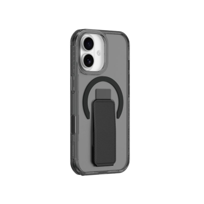Mbulesë telefoni AmazingThing Titan Pro Holder për iPhone 17, me MagSafe, me këmbë mbajtëse, e zezë