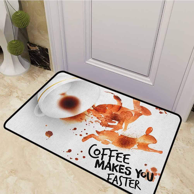Tapet dere Coffee Makes You Faster, antirrëshqitës, shumëngjyrësh