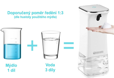Shpërndarës për sapun të duarve Helpmation MSH001, 350 ml