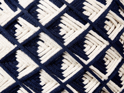 Puf Beliani Kawan, 50x50x35cm, i endur, blu navy