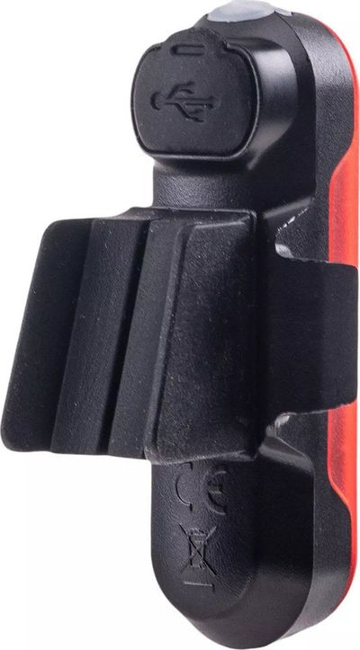 Dritë biçiklete PICTOR Lighting, LED i kuq, 20 lumen, e zezë