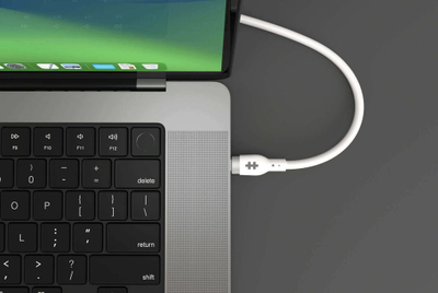 Kabllo USB HyperDrive USB C në USB C HJ4001WHGL, 1 m, e bardhë