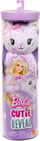Kukull Barbie Cutie Reveal Cuddly Series Kitten, 10 surpriza, efekt ndryshimi ngjyre, lejla