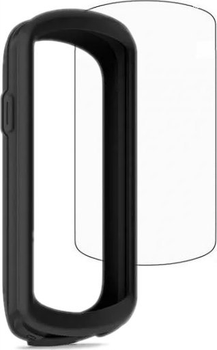 Mbrojtëse silikoni Garmin Edge 1040, i rri fiks, silikon i butë e fleksibël, e kuqe