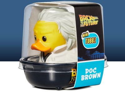 Figurë koleksionuese Numskull TUBBZ Mini Doc Brown, 5cm, PVC, shumëngjyrëshe