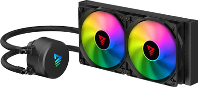 Ftohës uji për CPU Savio Velox, 240mm, ARGB, i zi