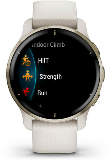Orë e mençur GARMIN Venu 2 Plus 010-02496-12, e kremtë/artë/bardhë