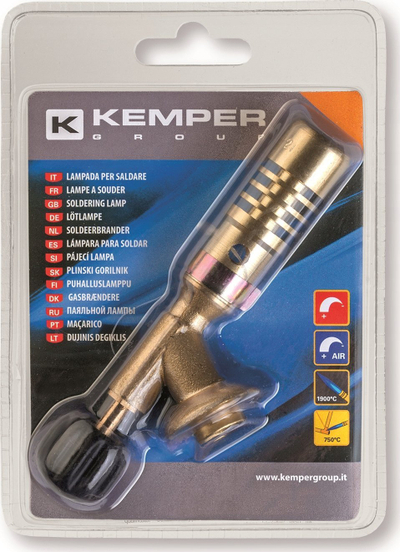 Lampë saldimi Kemper Cartridge Free, pa kartrixh, e lehtë për ta marrë me vete