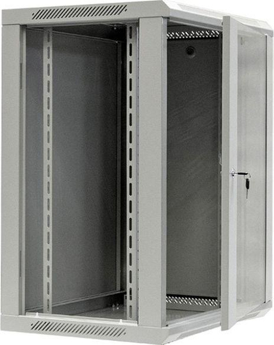 Kabinet muri NetRack F-Line 19" 15U, 600x450mm, 100kg, gri
