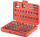 Set bitash MicroConnect 77045, 100 copë, me kuti plastike, e kuqe